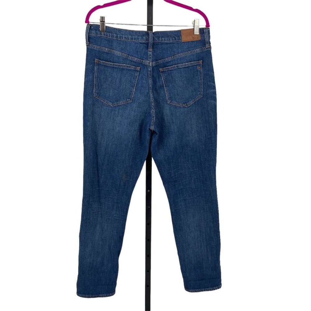 Madewell The High-Rise Slim Boyjean G7199 Milton Wash Women’s sz 29 Distressed - Picture 3 of 12